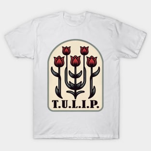 Theological Tulip Emblem Tee Design T-Shirt